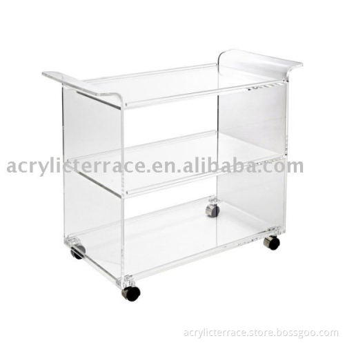 Acrylic trolley table/office desk /trolley desk/computer desk